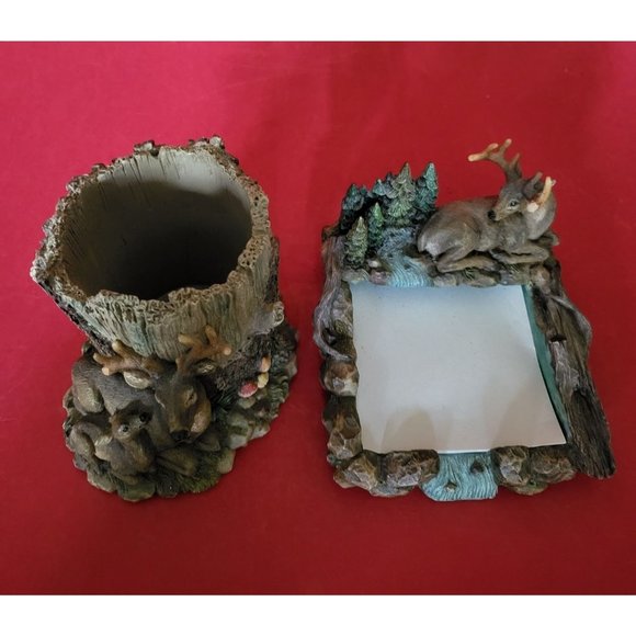 Reindeer Themed Pen and Note Holder Set - Picture 2 of 12